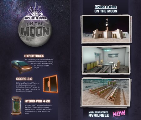 House Flipper Moon (DLC) на русском языке